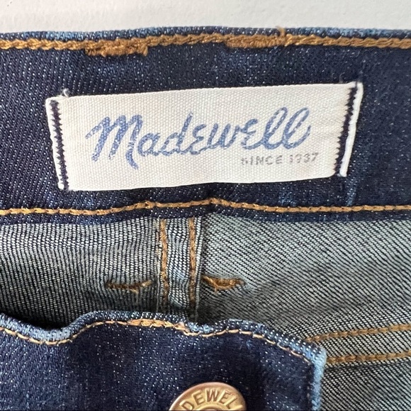 Madewell Dark Wash Straight Leg Jeans - Picture 12 of 14